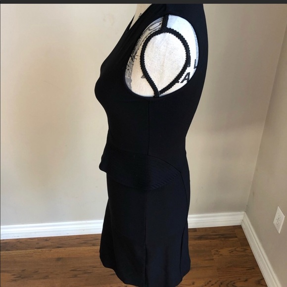 Theory Dellera Black Stretch Knit Sheath Dress - Picture 6 of 8